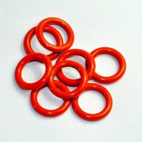 33mm ID 5mm Thickness Tube Dampers Silicone O-ring Amp For Shuguang 6L6G 6L6GC 6CA7 6L6GCR