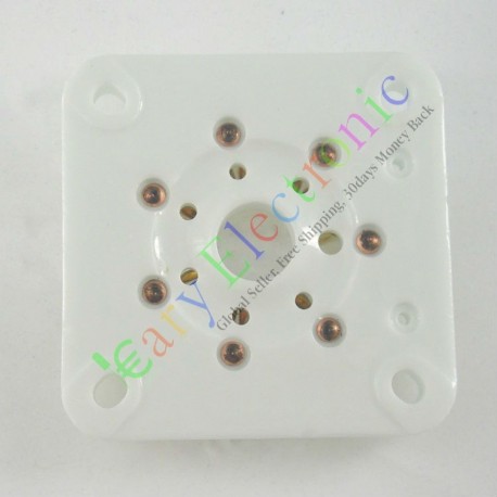 7pin Gilded Ceramic Vacuum Tube Socket Gold Valve Base 6c33 832 829 Fu29 826