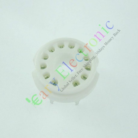 12 PIN Ceramic PCB Vaccum Tube Socket for 50ca10 Audio Tube Amp Parts