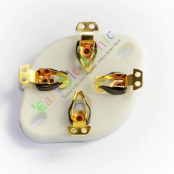 4pin Gold Chassis Ceramic Vacuum Tube Socket Base U4a for 300b 811 45 71a