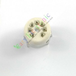 Mini 7pin PCB Ceramic Vacuum Tube Sockets Valve Base 12ae6 6at6 6bk6 Radio