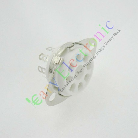 8 PIN Ceramics Vaccum Tube Sockets for Kt88 6550 El34 Audio Tube Amps