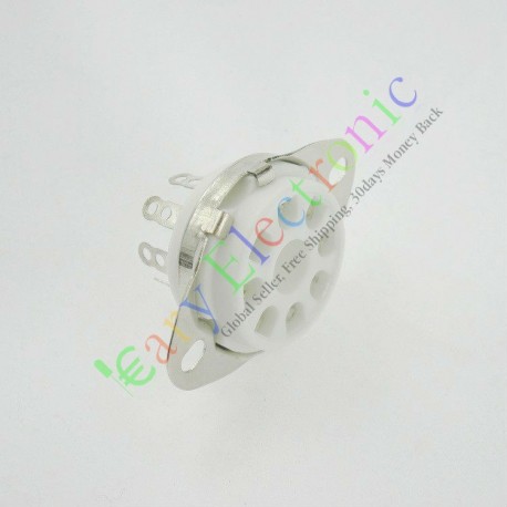 8 PIN Ceramics Vaccum Tube Sockets for Kt88 6550 El34 Audio Tube Amps