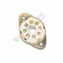 8 PIN Gold Ceramics Vaccum Tube Sockets Saver for Kt88 6550 El34 Audio Amps