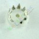 9pin PCB Ceramic Vacuum Tube Socket Valve Base 12ax7b 12au7 Ecc83 Ecc82 Diy