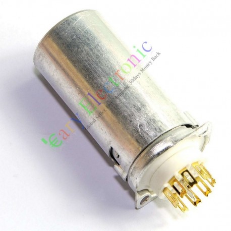 9pin Gold Tube Sockets Skirted Shield Chassis for 12ax7 12au7 Ecc82 6dj8