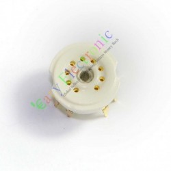 9 PIN PCB Gold Vaccum Tube Socket for Shuguang 12ax7 12au7 Audio Tube Amps