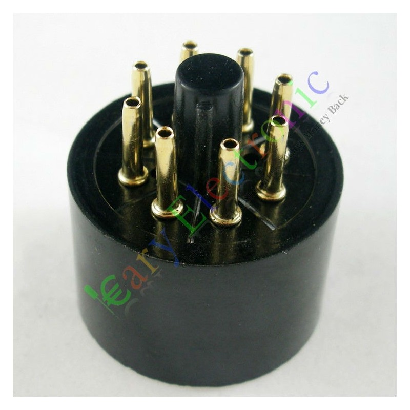 Uxcell 6pin Tube Socket Ceramics,for Vacuum Tube,Tinning Plate For 2A5 6c6 Tube