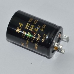 500v 16uf + 16uf 85c Can Eelectrolytic Capacitor for Tube Amp Audio Part