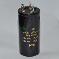 500v 50uf+50uf Can Eelectrolytic Capacitors for Tube Audio Amp DIY Parts