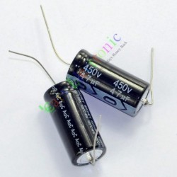 450v 47uf 105c Long Copper Leads Axial Electrolytic Capacitor Audio Amps