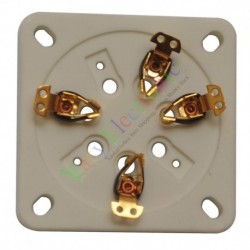 7Pin Gold Ceramic vacuum Tube sockets for GM70 GM71 audio amplifiers parts