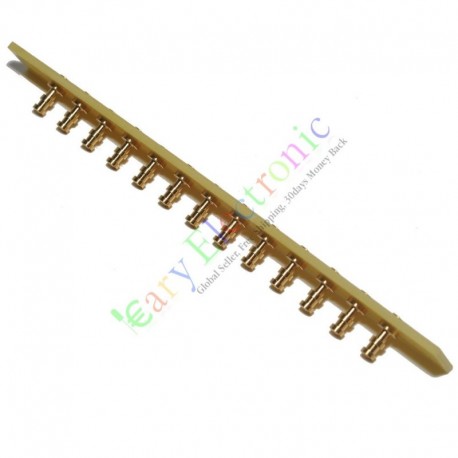 copper gold Fiberglass Turret Terminal Strip 13pin Lug Tag Board amp PCB