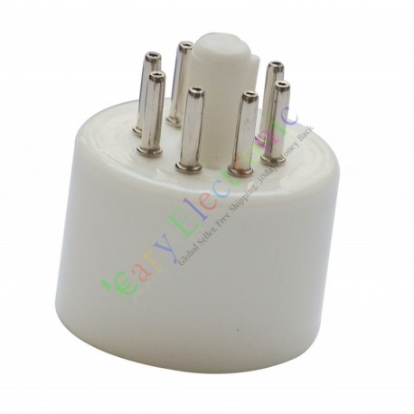 8pin Ceramic tube socket valve base Triode Rectifier KT88 EL34 6550 6SN7