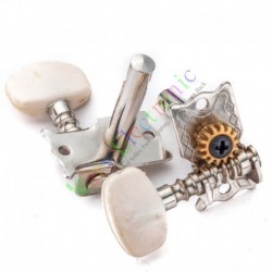 Open Wood ballad guitar string twisting knob chord Single hole steel parts